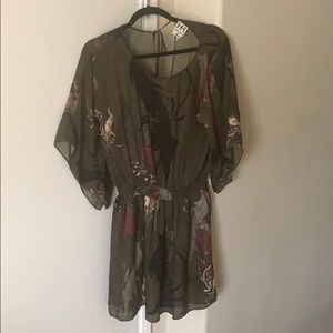 Haute Hippie mini with key hole back